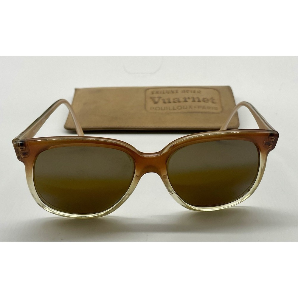 Vuarnet Skilynx Vintage Amber Frame PX-4000 Gradient Lens Sunglasses Paris